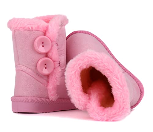Image of Femizee Girls Boys Warm Winter Boots Kids Outdoor Snow Boots(Toddler /Little Kid)