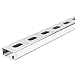 Strut Channel, 5 ft. L, Aluminum, 14 Gauge (2 Pieces)