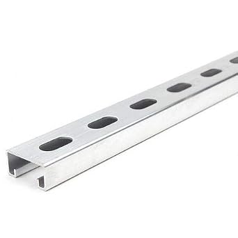 Strut Channel, 5 ft. L, Aluminum, 14 Gauge 2 Pieces