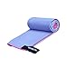 RNXRZANK Quick Towel Super Absorbent Lightweight Breathable Foldable Polyester Soft Towel Portable Fast Suitable for Fitness Workout Running Swim, Purple