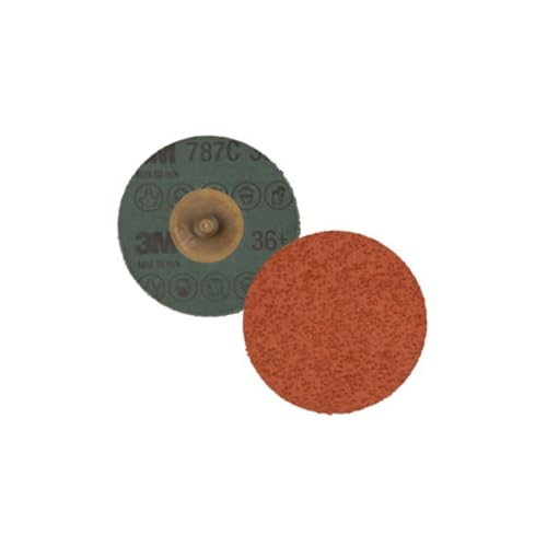 3M ROLOC Fibre DISC 787C, 36+, TR, 2 in, DIE (00076308896898) (50/Each)