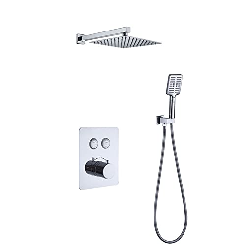 Mitigeur de douche encastré 3 modes avec douche à main multifonction - 2