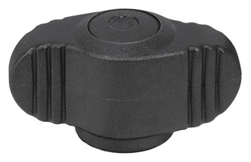 Kipp Mini Wing Knob, Int , SS, M6, 0.59
