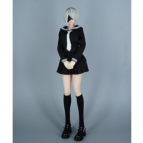 Ensemble de vêtements de maillot de bain 1/6 JK de poupée mannequin noir