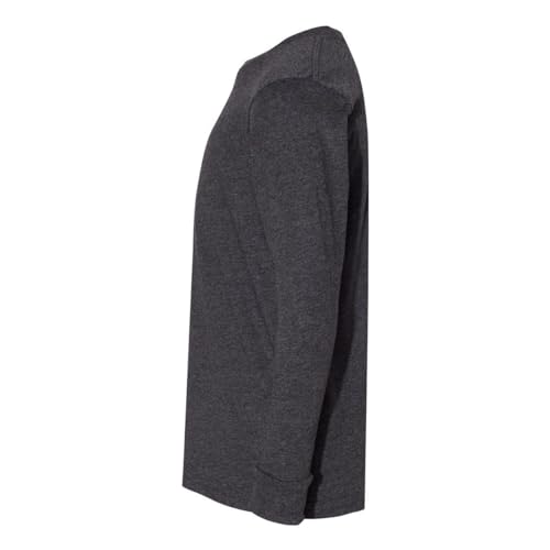Image of LAT Youth 100% Cotton Jersey Crew Neck Long Sleeve Tee (6201)