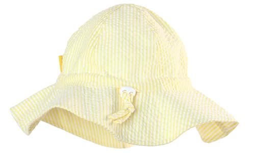 Baby & Toddler Wide Brim Sun Hats UPF 50+ Sun Protection Bucket Cap Cute Adjustable Hat in Seersucker3