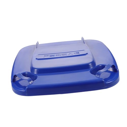 PRETYZOOM Replacement Garbage Bin Cover Plastic Trash Can Lid for Indoor Outdoor Use Versatile Accessory for Kitchens Bathrooms Living Rooms Enhanced Clean Ergonomic