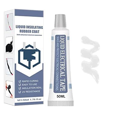 AP ENTERPRISES ARAA PAVA Liquid Electrical Insulation Glue Waterproof Sealant Tape Fast Dry Glue Protection Tube Paste Sealers Hardware Rubber Wire Cable White/50ml