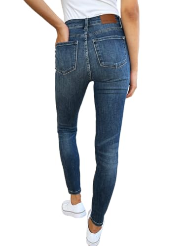 Judy Blue Women's High Waist Distressed Slim Jeans4