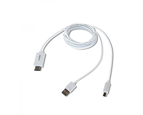 Adaptador mhl - Conecta Dispositivos móviles a Pantallas hdmi con compatibilidad 1.0, transformando Audio y Video