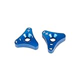 Tusk Billet WP Fork Adjuster Knobs Blue Compatible with Husqvarna TE 300 2014-2023