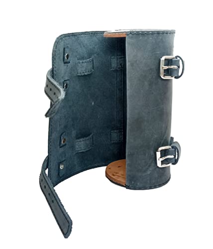 Herte 4350227211 Leather Bicycle Bag Classic Vintage Handlebar Bag Retro Cruiser Bike Saddle Bag Seat Post Storage Pouch thumb #7