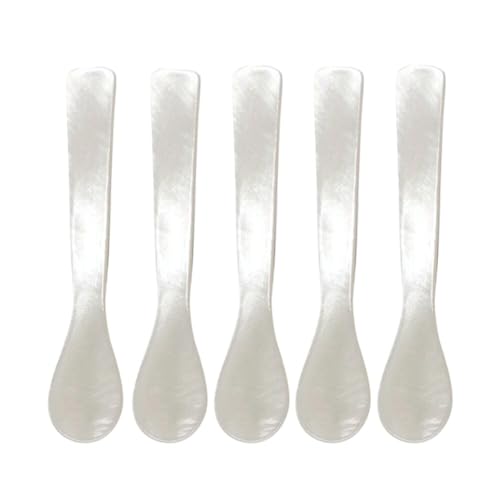 5er Set Perlmuttlöffel Kaviarlöffel Eierlöffel Caviar Spoons Handarbeit Kaviarlöffeln Perlmutt Servierlöffeln Klassischer Kaviarlöffel...