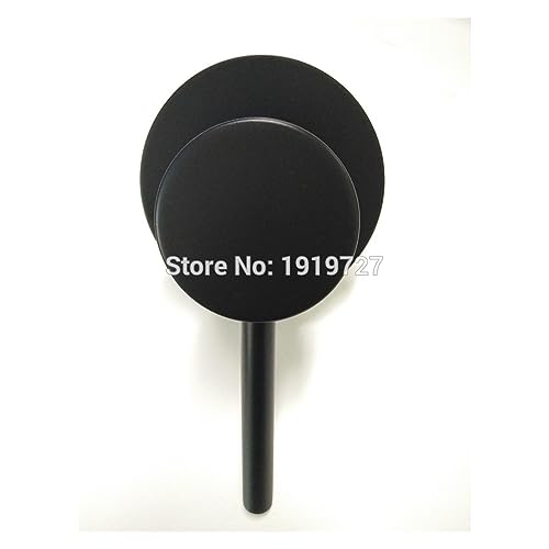 Bec mural noir mat pour robinets de lavabo classiques de bain - 4