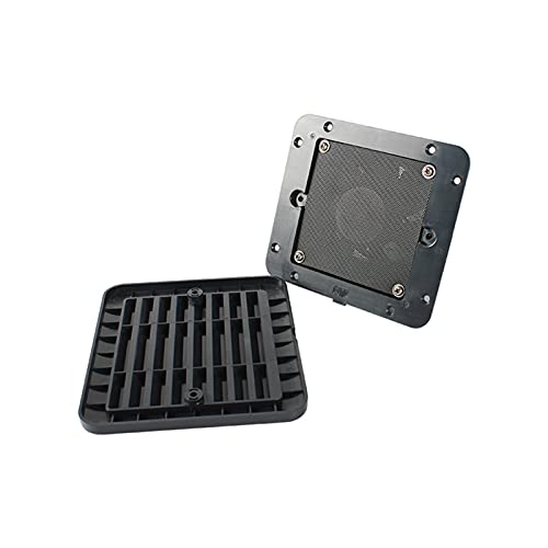 1 2V 8W Ventesta de nevera con ventilador for RV Látere CARAVAN Side Air Fuerte Accesorios for automóviles de escape de viento Aper caravana,Fuerte y Duradero(Nero,Strong wind)
