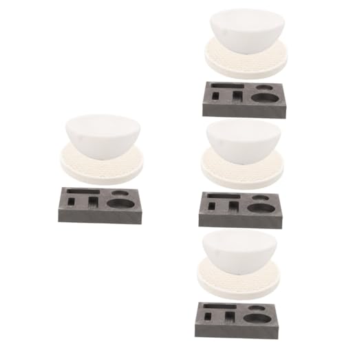 Housoutil 1 Set Set Graphite Crucibles Set for Melting Casting Metal Ingot Kit for Gold Silver Durable High Thermal Conductivity Wear