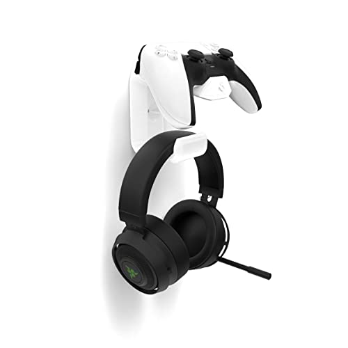 Suporte 1 Controle Playstation5 Ps5 e Headset De Parede Vn
