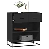 Organisation et grand espace de stockage : Avec ses dimensions de 68x35x76 cm, ce buffet offre un vaste rangement organisé pour votre vaisselle, linge ou essentiels, fonctionnant comme une armoire salle de bain ou une étagère murale pratique.