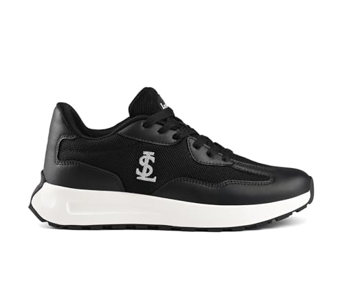 Image of LOUIS STITCH Women's Lightweight Athleisure Sport Shoes | Lightweight Casual Sneakers | Sporty Lace-Up Sneaker and Athleisure Wear| Perfect for Casual, Gym & Travel Wear | LSLD-AT-RF01