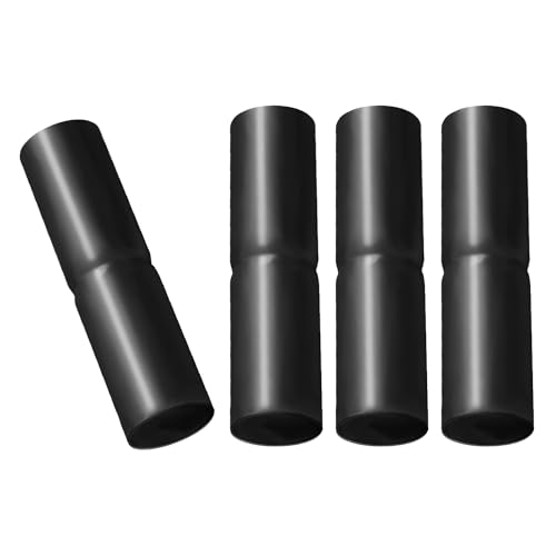 VIVIDA Chain Link Top Rail Sleeve 1-5/8", Black Fence Rail Connector, 4 PCS