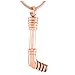 Wxcvz Colgante Conmemorativo Joyería De Cremación De Acero Inoxidable Collares Pendientes Hockey Stick Charm Recipientes De Cremación para Mascotas Colgante Unisex