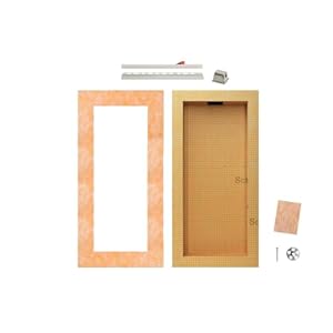 Schluter Kerdi-Board-SNLT Shower Niche with Integrated LIPROTEC LED Lighting – Waterproof and Vapor-Tight – 12″ Width, 28″ Height, Warm White LED – KB12SNLT3WW