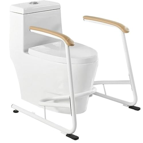 Brfveobトイレ 手摺 置き型 トイレ手すり置くだけ トイレ てすり 介護用 手すり 介護 トイレ 置き型手すり 介護 立ち上がり補助手摺 白い