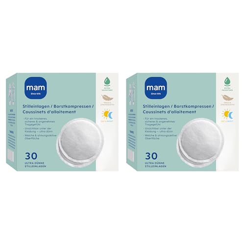 MAM selbstklebende Stilleinlagen | Atmungsaktive Stillpads für die...