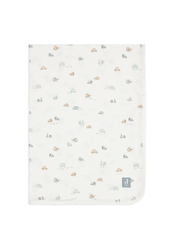 Jollein Manta para bebé de punto On The Go – 75 x 100 cm – 100% algodón – para cuna – 1,0 tog – certificado OEKO-TEX – Jersey suave
