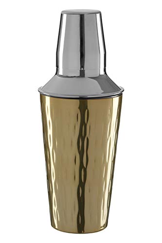 Coctelera de acero inoxidable Premier Housewares con un elegante acabado en latón