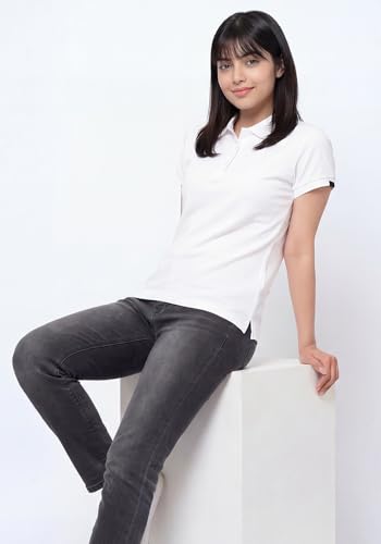 Image of Wear Your Opinion Womens Polo Collar Neck T-Shirt Top (Design: Solid)