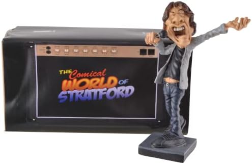 Figurine 'Rockstar Bruce' Funny Life - Statuette En Pierre Artificielle Peinte à La Main, Collection Warren Stratford