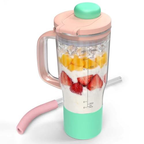 Image of 26oz Blender Cup Replacement for Ninja BlendBOSS | Travel Tumbler with Sip & Seal Lid, Compatible with Ninja DB301 DB351 Blender