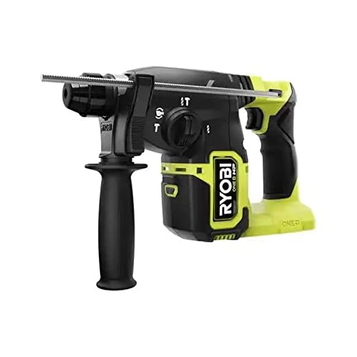 RYOBI ONE+ HP 18V Brushless Cordless 1 in. SDS-Plus Rotary Hammer Drill (Tool Only), Black Green (P223)