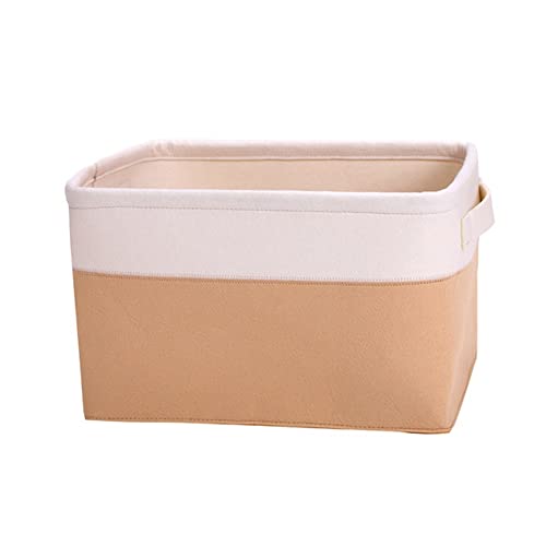Osmond Cesta de Almacenamiento Plegable Cajas de Almacenamiento de Tela de Fieltro Contenedores Organizadores con Asas para Juguetes de GuarderíA Ropa Revista A