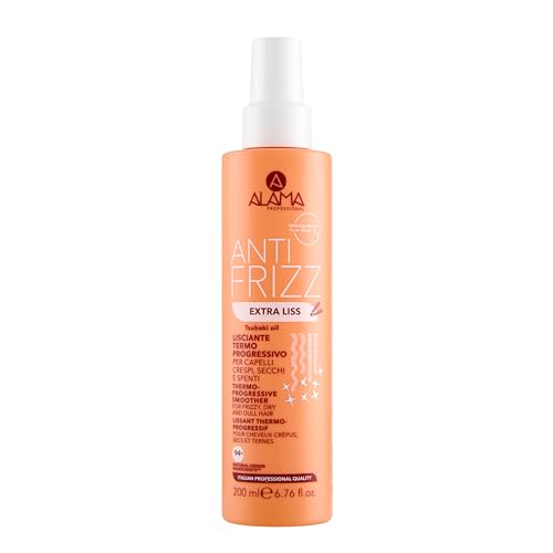 Alama Professional Anti-Frizz, spray alisador para cabello encrespado, seco y apagado, 90% de ingredientes naturales, 500 ml