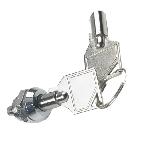 5/10 Sets P12-21 Telescopic Cabinet Electronic Key Switch 12mm ON OFF Lock Phone Security Power Switch 2 Position(5 Sets)