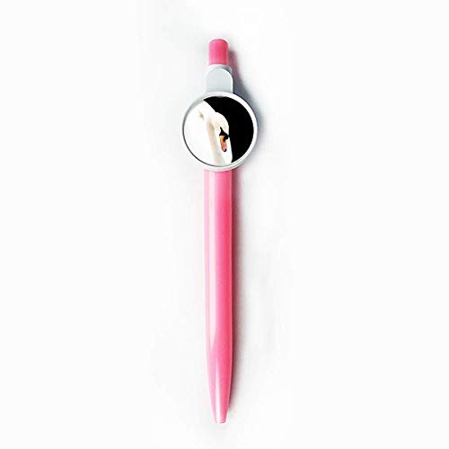 Stylo à bille rétractable design cygne blanc une idée cadeau originale pour collègue