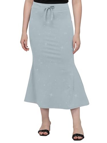 Image of Mehrang Stretchable Shimmer Saree Shapewear Petticoat for Women, Skirts for Women,Shape Wear Dress for Saree