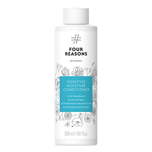 Four Reasons No Nothing Sensitive Moisture Conditioner - Parfümfreie Feuchtigkeits-Spülung - Für trockenes und strapaziertes Haar | 100% vegan | 300 ml Cover