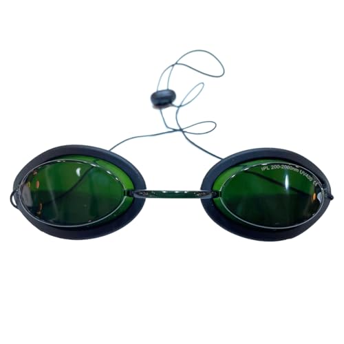 Jolooyo - Óculos de segurança IPL 200 nm-2000nm Beauty Clinic Laser Cosmetolog óculos de segurança laser óculos de proteção ocular