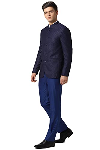 Image of Peter England Men's Polyester Blend Two Piece Business Suit Pants Set