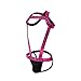 Mens Harness Sport Shoulder Strap with Mens Jock Strap Fitness One-piecs Mens Harness with Jockstrap Bodysuit (rose, L)