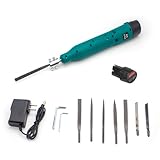 iDili AC 100-240V Electric Reciprocating File Metal Grinding Tool Metal Grinding Tool, 12V Lithium Battery,Lightweight for DIY Woodworking, Rust Removal, Metal Polishing(Including spare batteries)
