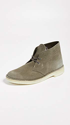 Image of Clarks Men's Desert Chukka Boot, Olive Suede, 100 M US