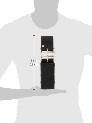 Amazon | ニックス 総ヌメ革3連結チェーンタイプ鳶レベルホルダー(黒