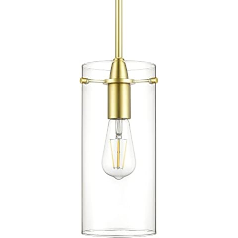 Satin Brass Pendant Light by Linea di Liara Cover