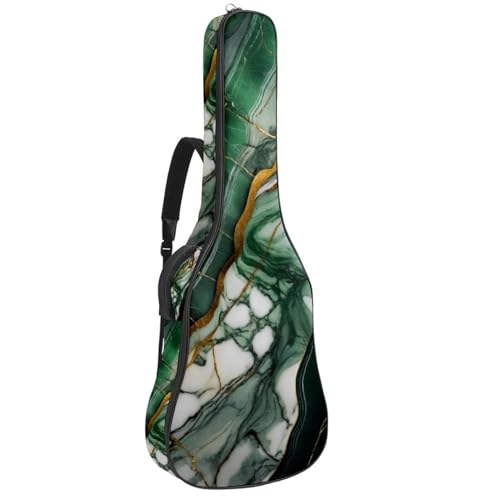 Étui guitare acoustique imperméable anti choc housse de transport universelle verte 101cm