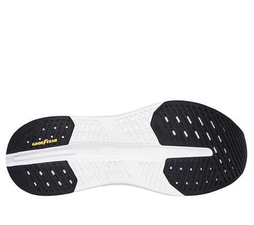 Skechers Men's Max Cushioning Glide Step Advert Hands Free Slip-Ins Sneaker, White/Black, 11