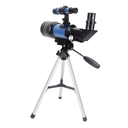 Telescopio refractor portátil para adultos y niños 70mm 300mm 15-150X miniatura 4